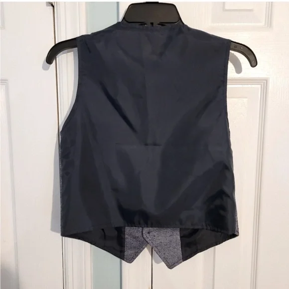 Blue button down vest by The Children's Place - Picture 2 of 2
